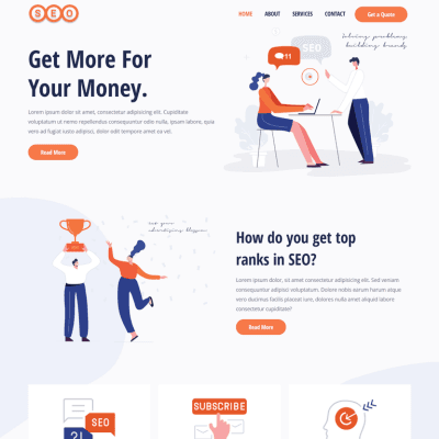 SEO - Landing Page Website